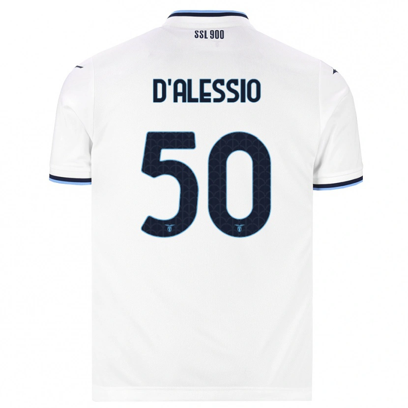 Danxen Herren Luigi D'alessio #50 Weiß Dunkelblau Auswärtstrikot Trikot 2026/27 T-Shirt Österreich