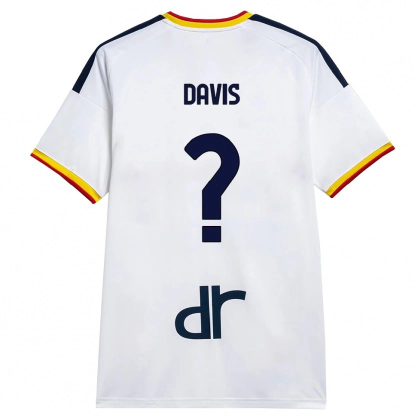 Danxen Herren Sammi Davis #0 Weiß Gelb Rot Auswärtstrikot Trikot 2026/27 T-Shirt Österreich