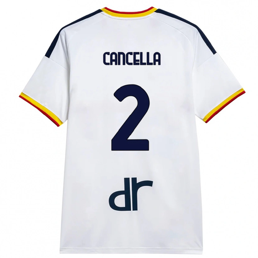 Danxen Herren Daniel Cancella #2 Weiß Gelb Rot Auswärtstrikot Trikot 2026/27 T-Shirt Österreich