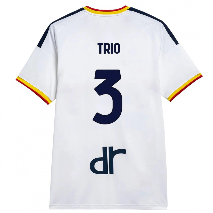 Danxen Herren Stefano Trio #3 Weiß Gelb Rot Auswärtstrikot Trikot 2026/27 T-Shirt Österreich