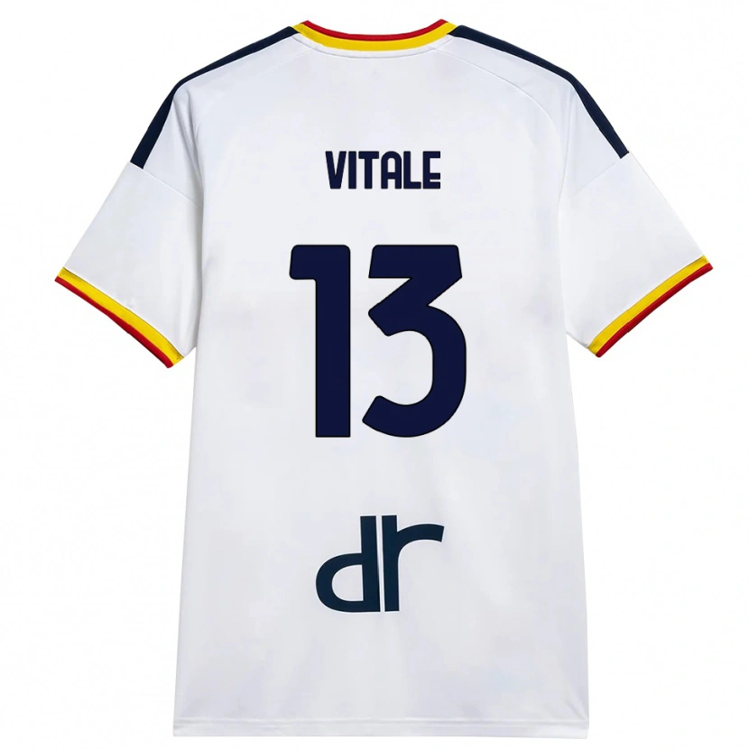 Danxen Herren Leonardo Vitale #13 Weiß Gelb Rot Auswärtstrikot Trikot 2026/27 T-Shirt Österreich