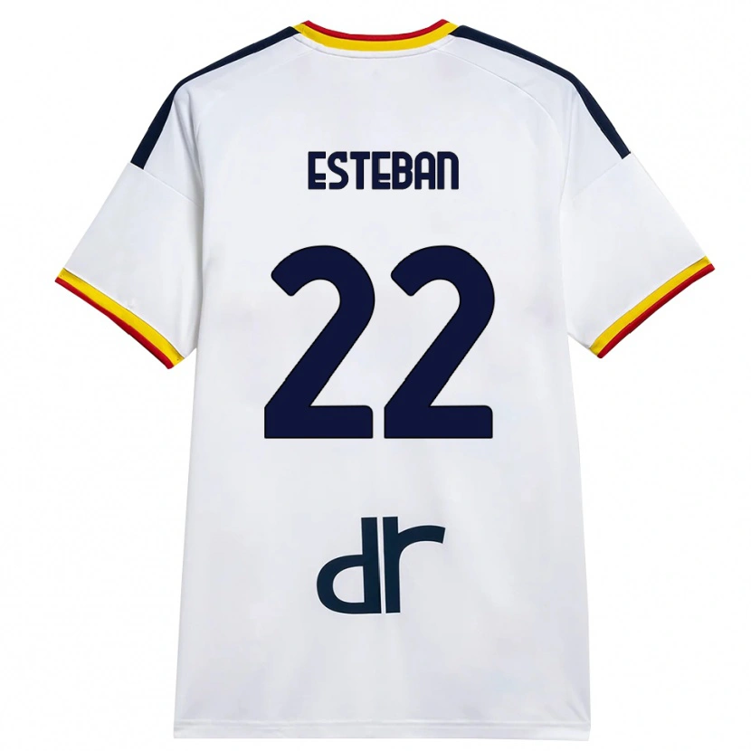 Danxen Herren Paco Esteban #22 Weiß Gelb Rot Auswärtstrikot Trikot 2026/27 T-Shirt Österreich