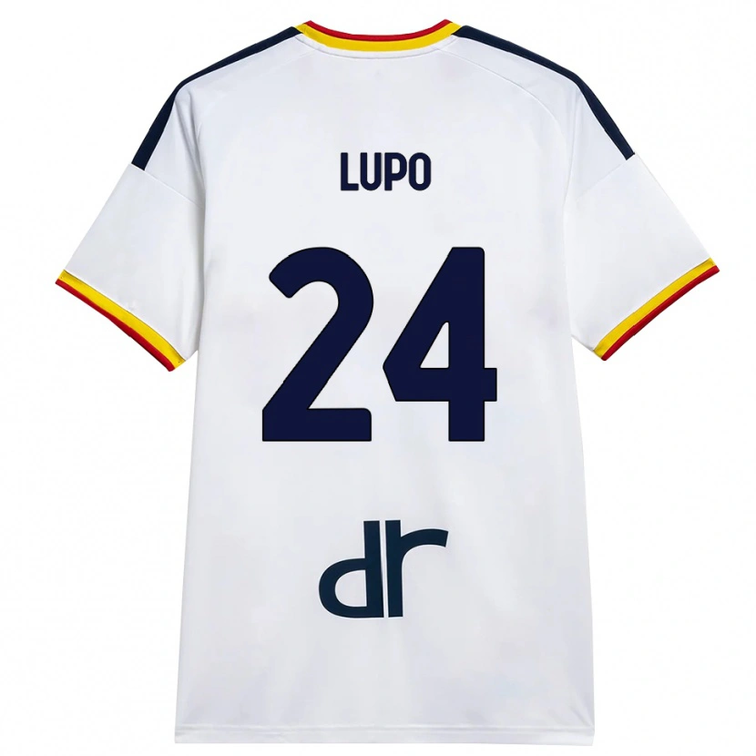 Danxen Herren Christian Lupo #24 Weiß Gelb Rot Auswärtstrikot Trikot 2026/27 T-Shirt Österreich