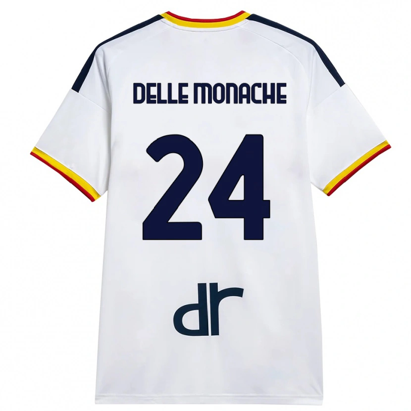 Danxen Herren Marco Delle Monache #24 Weiß Gelb Rot Auswärtstrikot Trikot 2026/27 T-Shirt Österreich