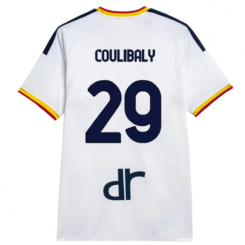 Danxen Herren Lassana Coulibaly #29 Weiß Gelb Rot Auswärtstrikot Trikot 2026/27 T-Shirt Österreich