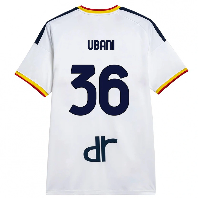 Danxen Herren Marlon Ubani #36 Weiß Gelb Rot Auswärtstrikot Trikot 2026/27 T-Shirt Österreich