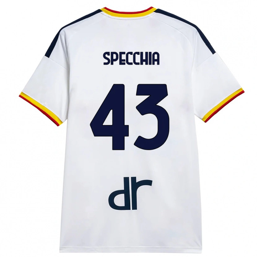 Danxen Herren Marco Specchia #43 Weiß Gelb Rot Auswärtstrikot Trikot 2026/27 T-Shirt Österreich