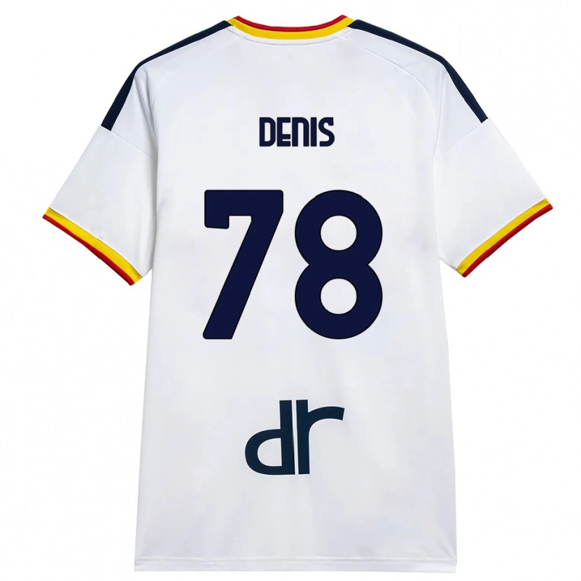 Danxen Herren Max Denis #78 Weiß Gelb Rot Auswärtstrikot Trikot 2026/27 T-Shirt Österreich