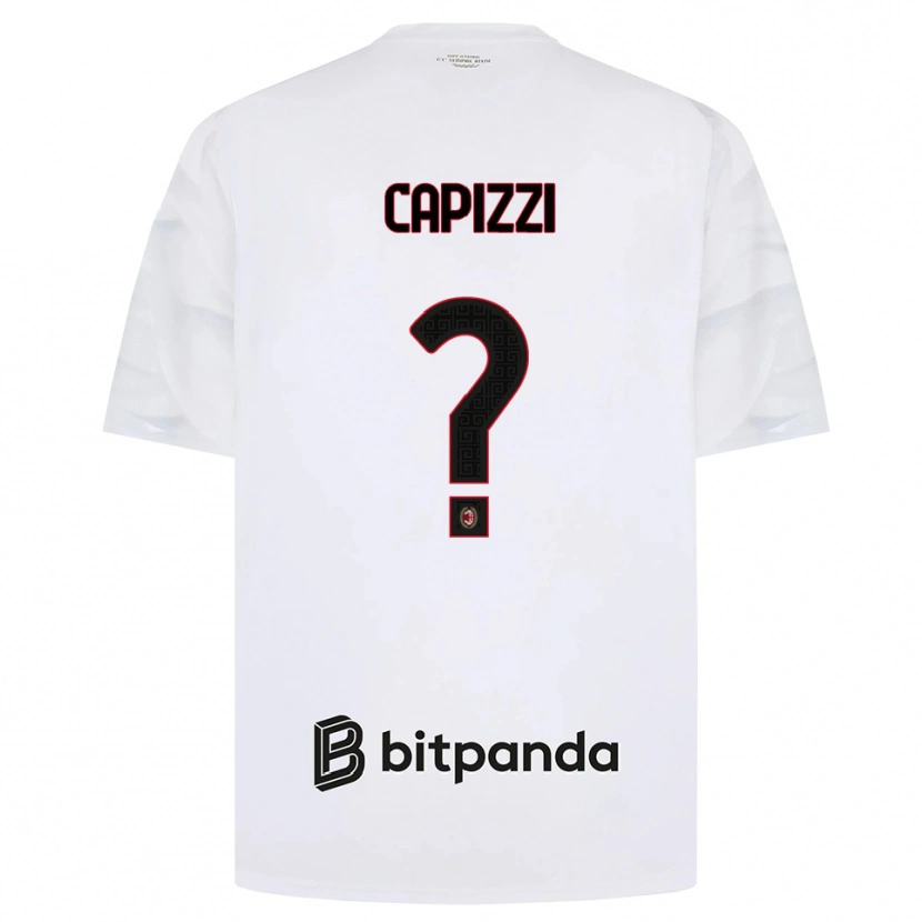 Danxen Herren Edoardo Capizzi #0 Weiß Rot Schwarz Auswärtstrikot Trikot 2026/27 T-Shirt Österreich