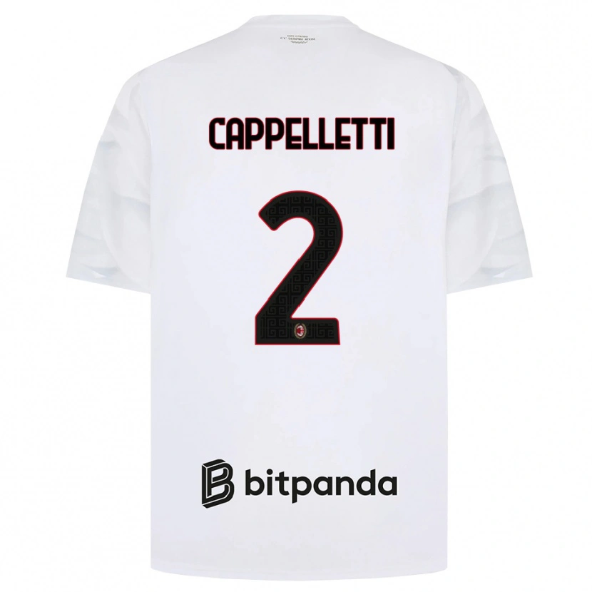 Danxen Herren Mattia Cappelletti #2 Weiß Rot Schwarz Auswärtstrikot Trikot 2026/27 T-Shirt Österreich