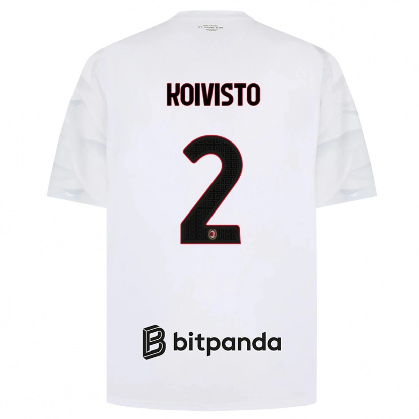 Danxen Herren Emma Koivisto #2 Weiß Rot Schwarz Auswärtstrikot Trikot 2026/27 T-Shirt Österreich