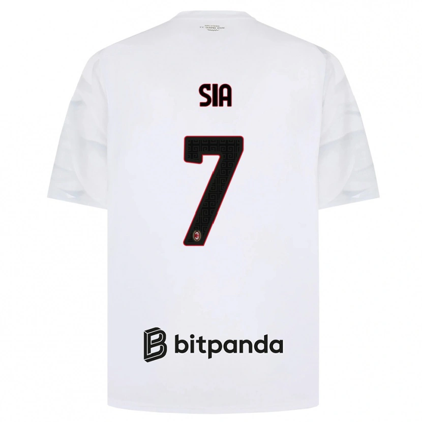 Danxen Herren Diego Sia #7 Weiß Rot Schwarz Auswärtstrikot Trikot 2026/27 T-Shirt Österreich