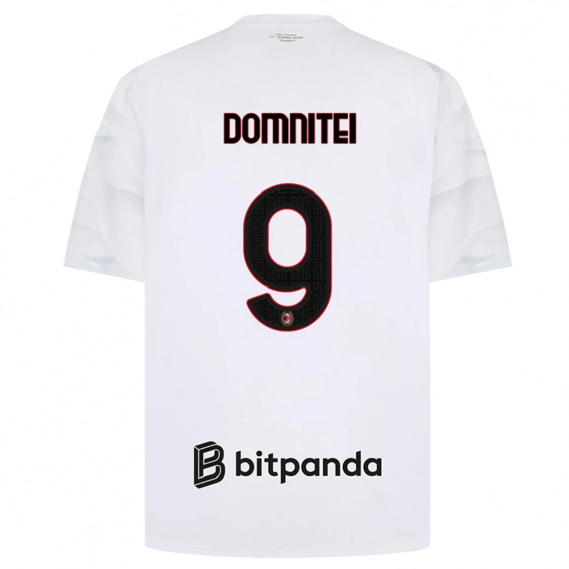 Danxen Herren Francesco Domniței #9 Weiß Rot Schwarz Auswärtstrikot Trikot 2026/27 T-Shirt Österreich