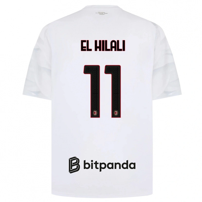 Danxen Herren Youns El Hilali #11 Weiß Rot Schwarz Auswärtstrikot Trikot 2026/27 T-Shirt Österreich