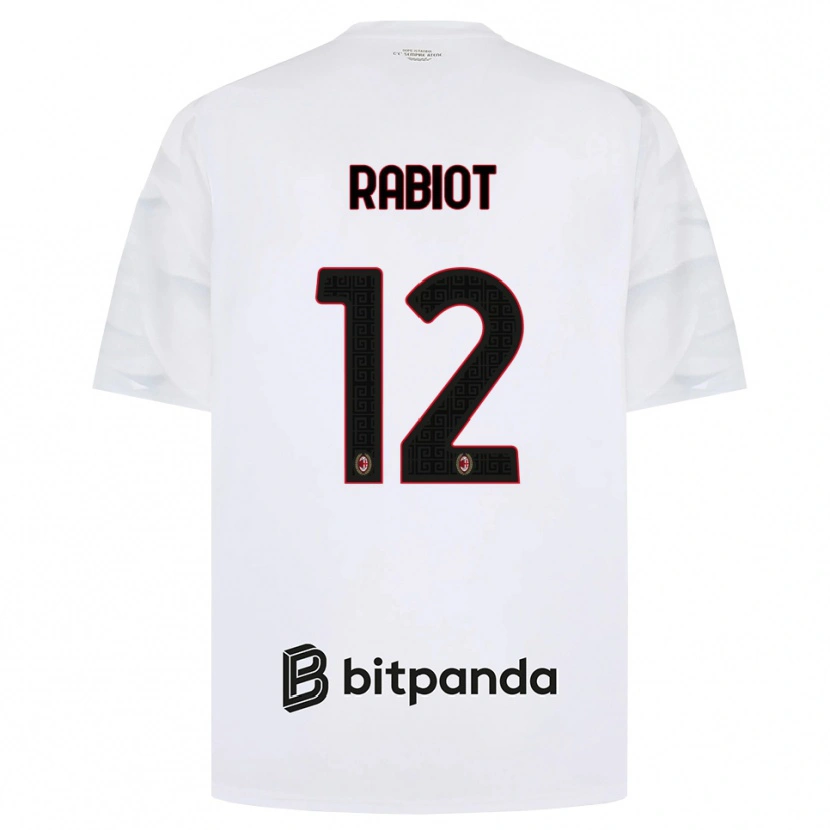 Danxen Herren Adrien Rabiot #12 Weiß Rot Schwarz Auswärtstrikot Trikot 2026/27 T-Shirt Österreich