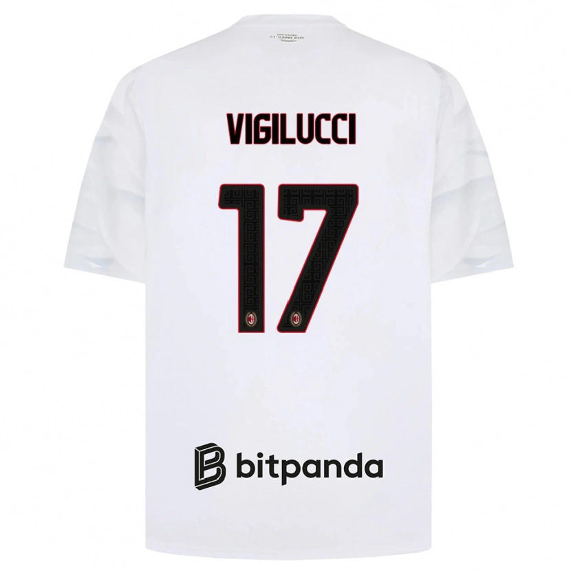 Danxen Herren Valery Vigilucci #17 Weiß Rot Schwarz Auswärtstrikot Trikot 2026/27 T-Shirt Österreich
