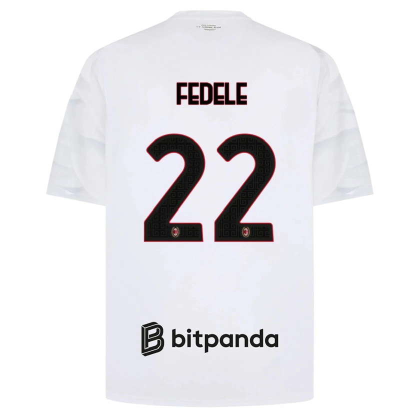 Danxen Herren Noemi Fedele #22 Weiß Rot Schwarz Auswärtstrikot Trikot 2026/27 T-Shirt Österreich