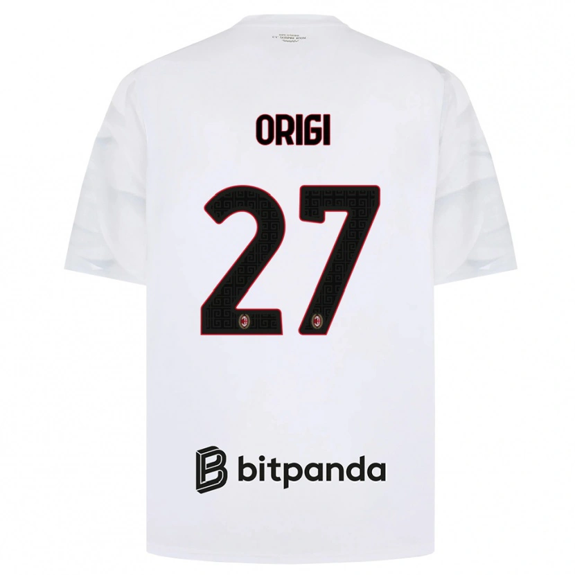 Danxen Herren Divock Origi #27 Weiß Rot Schwarz Auswärtstrikot Trikot 2026/27 T-Shirt Österreich