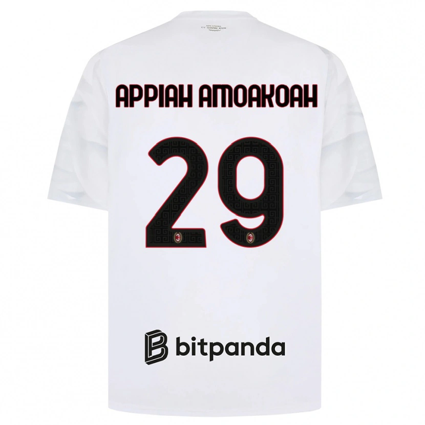Danxen Herren Karen Appiah Amoakoah #29 Weiß Rot Schwarz Auswärtstrikot Trikot 2026/27 T-Shirt Österreich