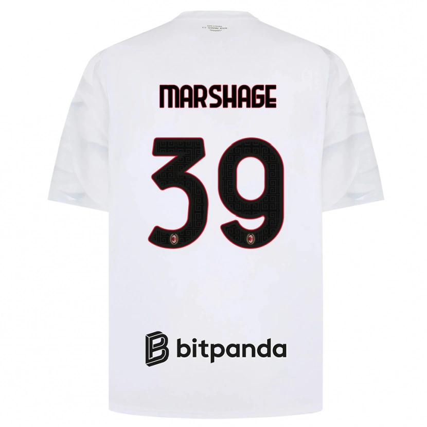 Danxen Herren Wilgot Marshage #39 Weiß Rot Schwarz Auswärtstrikot Trikot 2026/27 T-Shirt Österreich