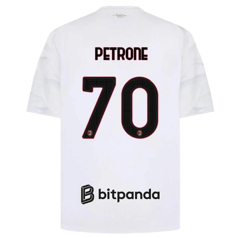 Danxen Herren Daniele Petrone #70 Weiß Rot Schwarz Auswärtstrikot Trikot 2026/27 T-Shirt Österreich