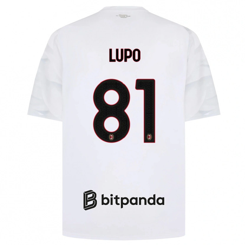 Danxen Herren Simone Lupo #81 Weiß Rot Schwarz Auswärtstrikot Trikot 2026/27 T-Shirt Österreich
