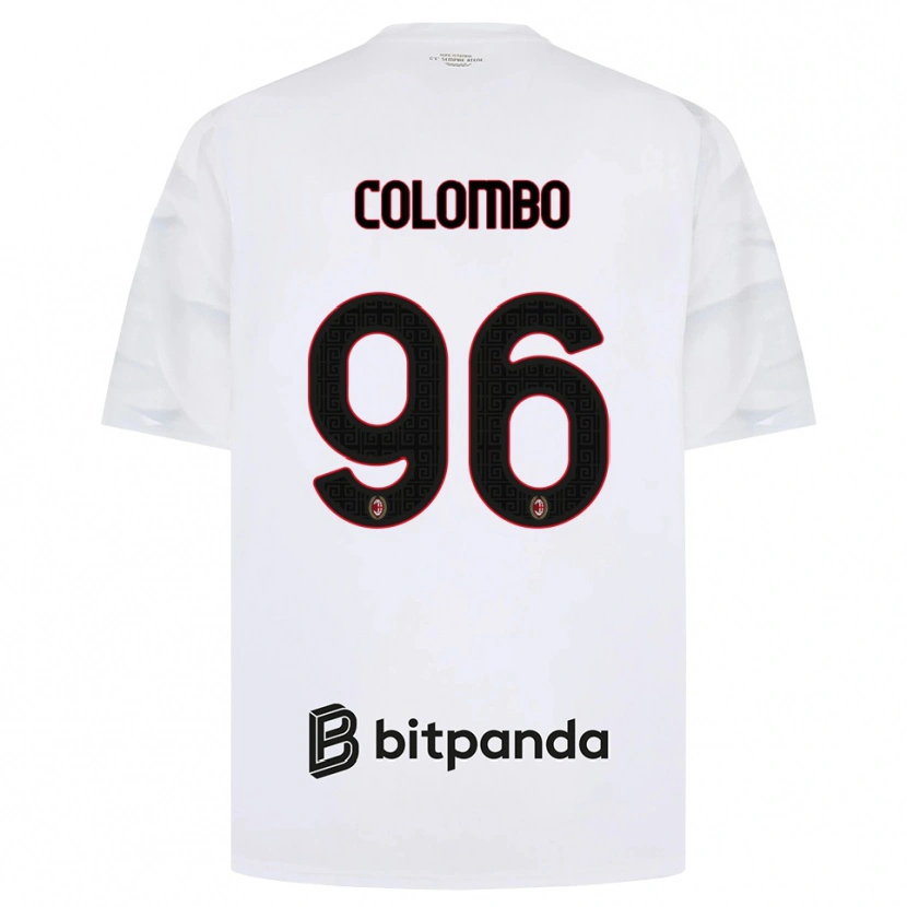 Danxen Herren Leonardo Colombo #96 Weiß Rot Schwarz Auswärtstrikot Trikot 2026/27 T-Shirt Österreich