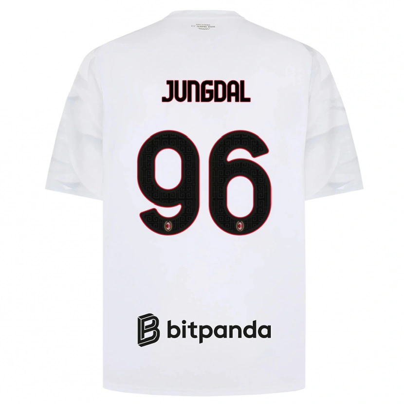 Danxen Herren Andreas Jungdal #96 Weiß Rot Schwarz Auswärtstrikot Trikot 2026/27 T-Shirt Österreich