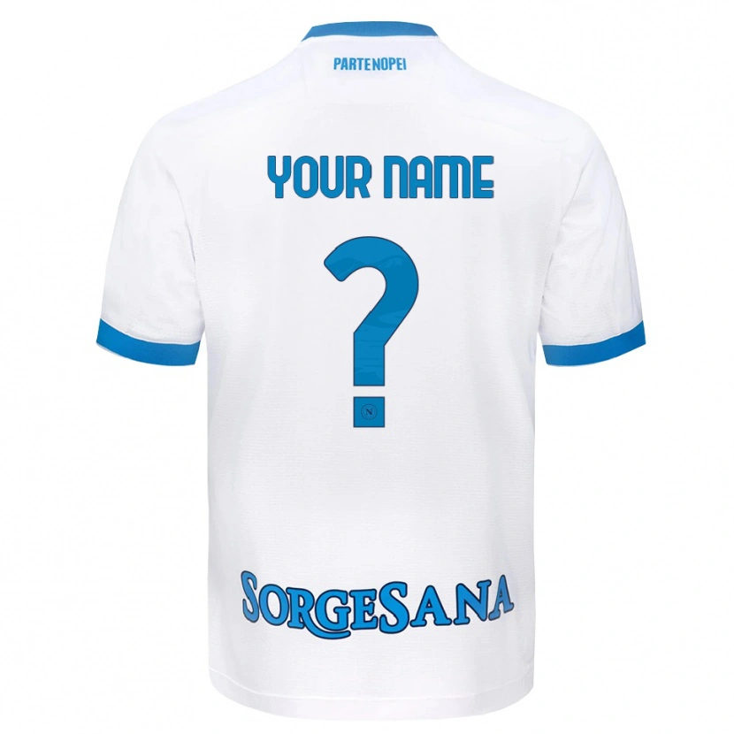 Danxen Herren Ihren Namen #0 Weiß Hellblau Auswärtstrikot Trikot 2026/27 T-Shirt Österreich