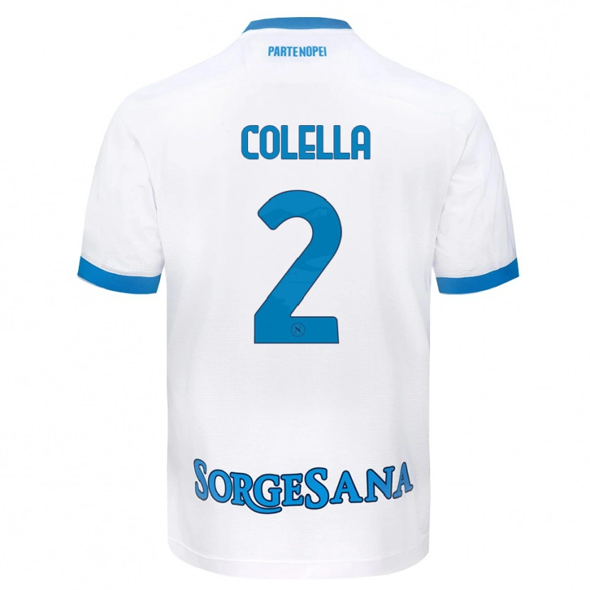 Danxen Herren Raffaele Colella #2 Weiß Hellblau Auswärtstrikot Trikot 2026/27 T-Shirt Österreich