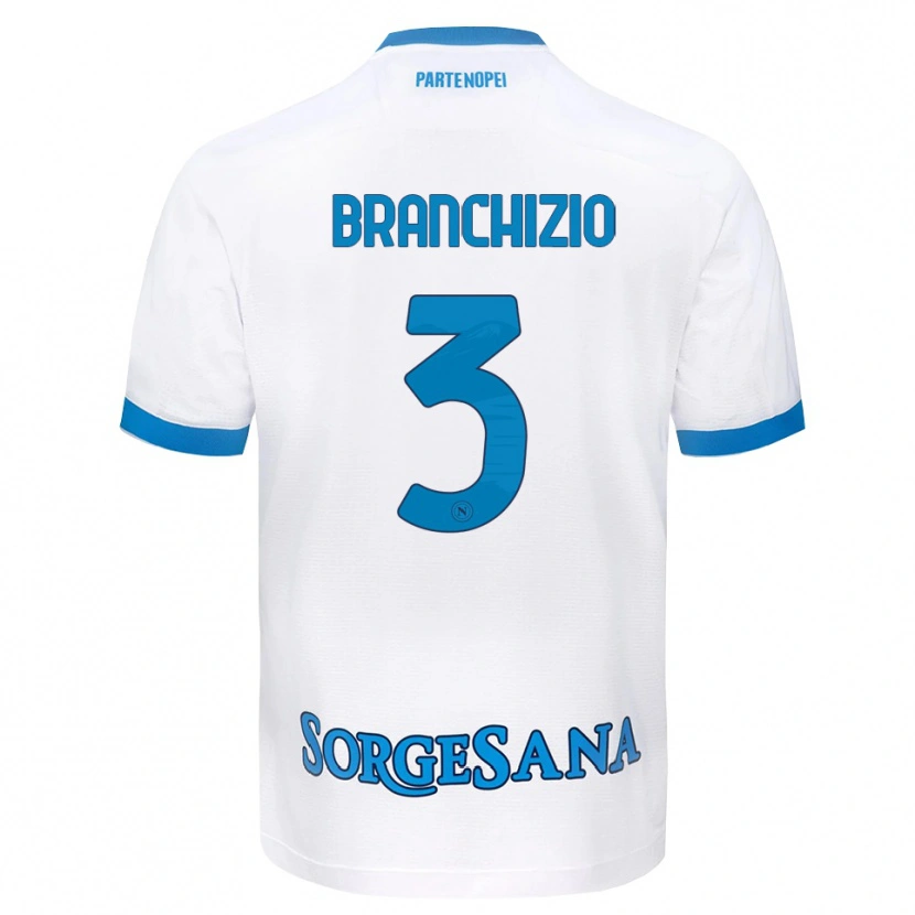 Danxen Herren Agostino Branchizio #3 Weiß Hellblau Auswärtstrikot Trikot 2026/27 T-Shirt Österreich