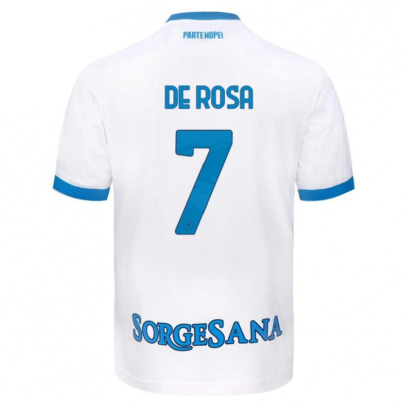 Danxen Herren Vincenzo De Rosa #7 Weiß Hellblau Auswärtstrikot Trikot 2026/27 T-Shirt Österreich
