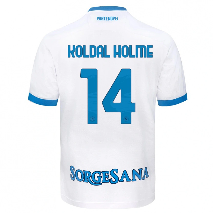 Danxen Herren Madelen Koldal Holme #14 Weiß Hellblau Auswärtstrikot Trikot 2026/27 T-Shirt Österreich