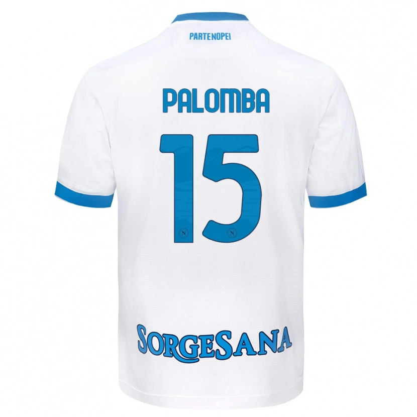 Danxen Herren Fabio Palomba #15 Weiß Hellblau Auswärtstrikot Trikot 2026/27 T-Shirt Österreich