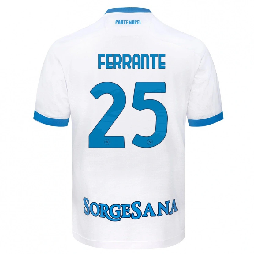Danxen Herren Mathias Ferrante #25 Weiß Hellblau Auswärtstrikot Trikot 2026/27 T-Shirt Österreich