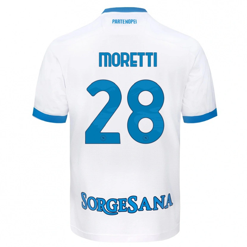 Danxen Herren Ginevra Moretti #28 Weiß Hellblau Auswärtstrikot Trikot 2026/27 T-Shirt Österreich