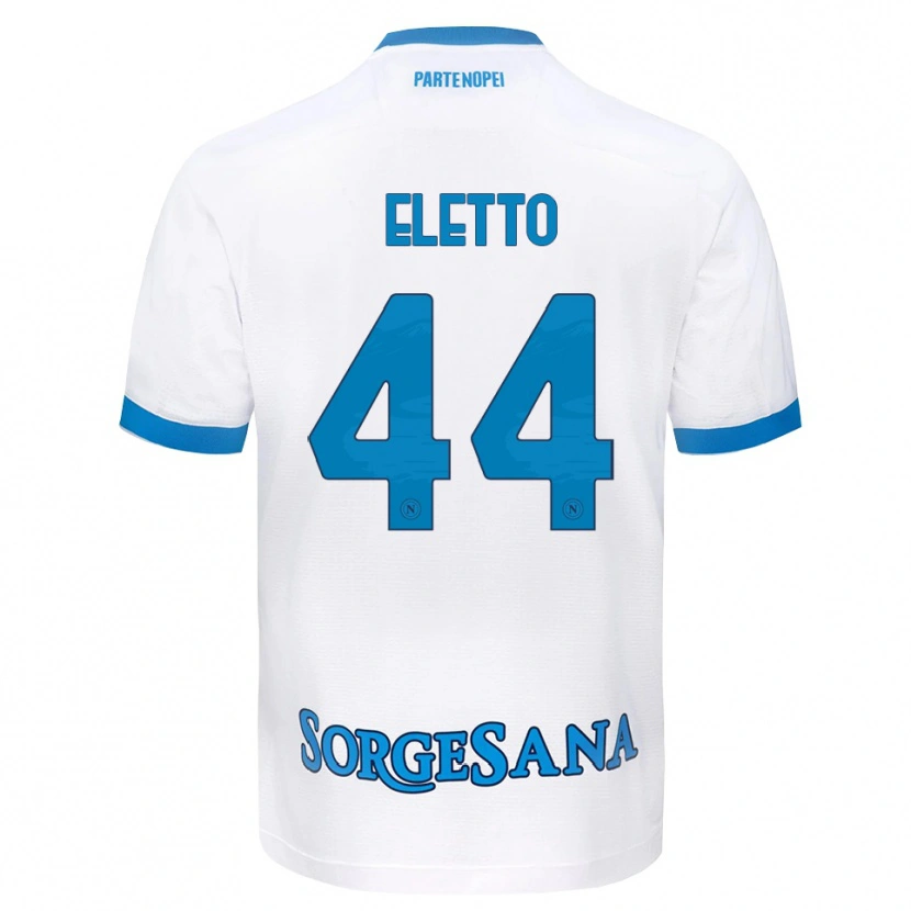 Danxen Herren Francesco Eletto #44 Weiß Hellblau Auswärtstrikot Trikot 2026/27 T-Shirt Österreich