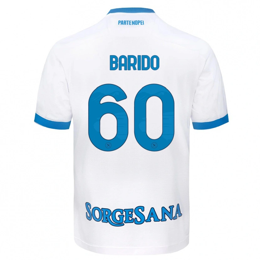 Danxen Herren Francisco Baridó #60 Weiß Hellblau Auswärtstrikot Trikot 2026/27 T-Shirt Österreich
