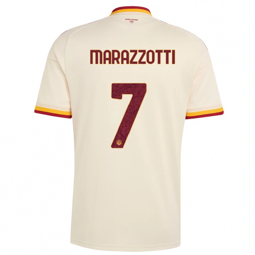 Danxen Herren Fabrizio Marazzotti #7 Champagner Rot Gelb Auswärtstrikot Trikot 2026/27 T-Shirt Österreich
