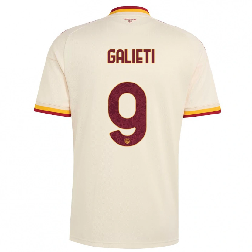 Danxen Herren Leonardo Galieti #9 Champagner Rot Gelb Auswärtstrikot Trikot 2026/27 T-Shirt Österreich