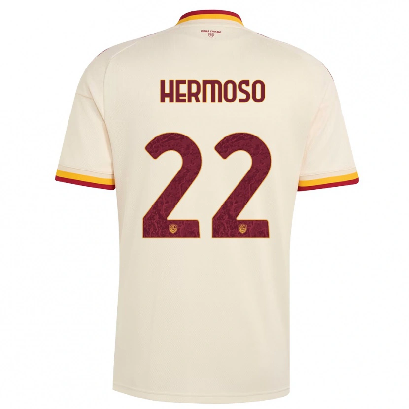 Danxen Herren Mario Hermoso #22 Champagner Rot Gelb Auswärtstrikot Trikot 2026/27 T-Shirt Österreich