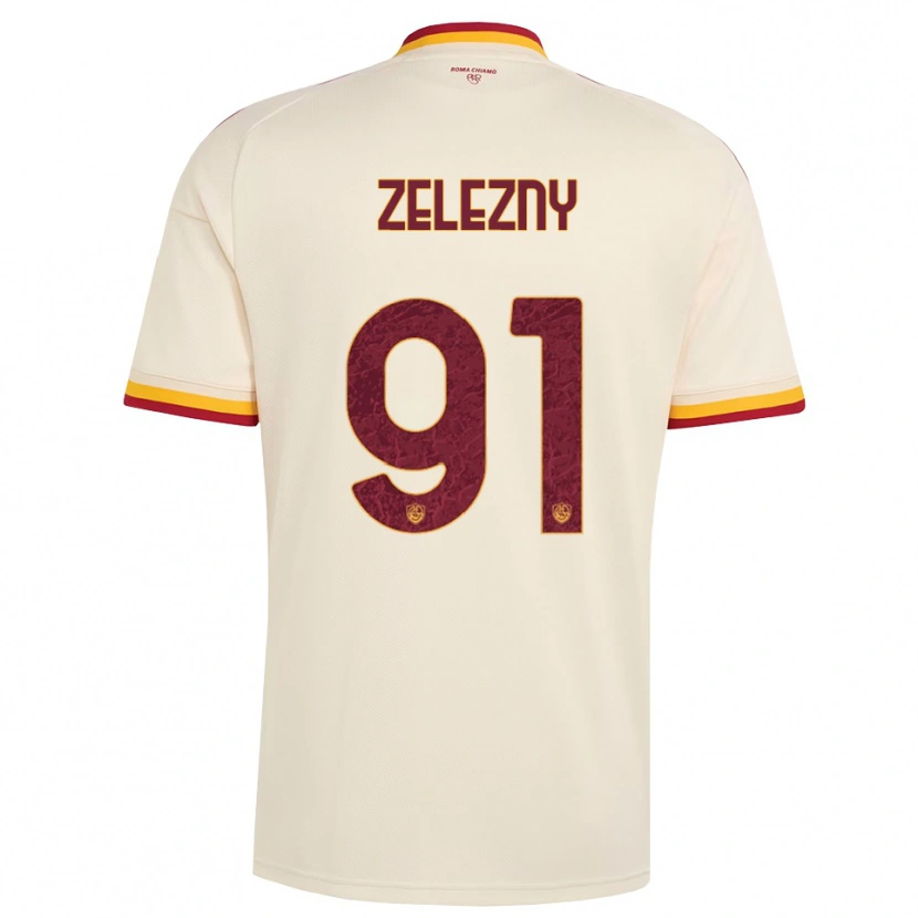 Danxen Herren Radoslaw Zelezny #91 Champagner Rot Gelb Auswärtstrikot Trikot 2026/27 T-Shirt Österreich