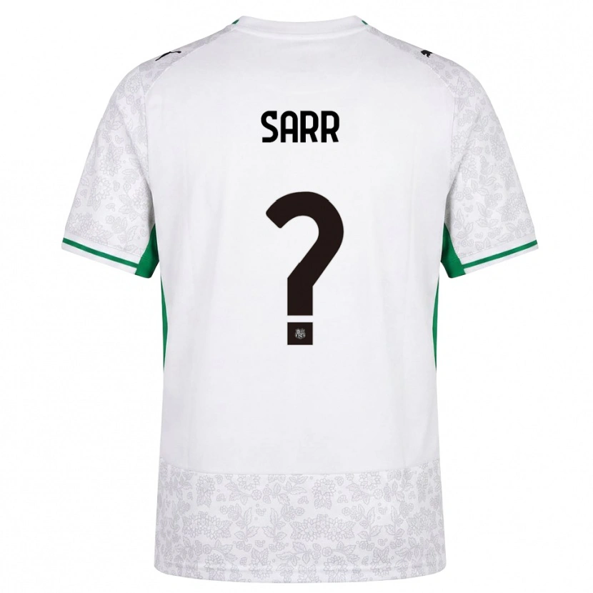 Danxen Herren Demba Sarr #0 Weiß Schwarz Grün Auswärtstrikot Trikot 2026/27 T-Shirt Österreich