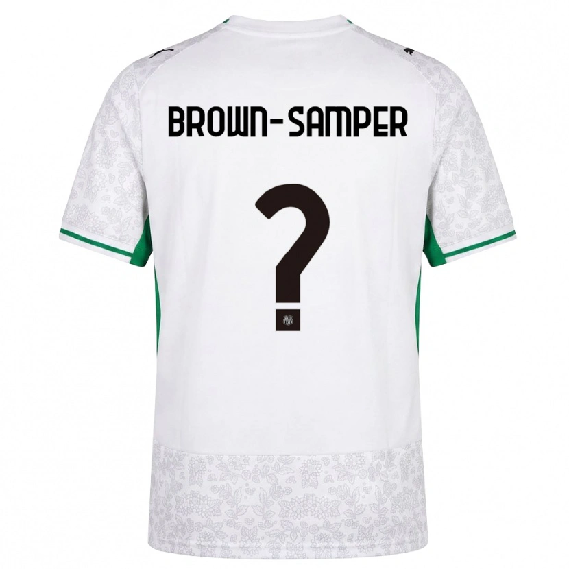 Danxen Herren Isaac Brown-Samper #0 Weiß Schwarz Grün Auswärtstrikot Trikot 2026/27 T-Shirt Österreich