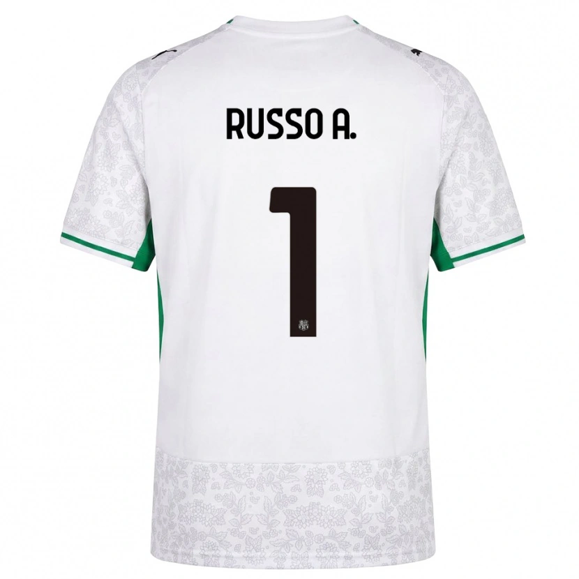 Danxen Herren Alessandro Russo #1 Weiß Schwarz Grün Auswärtstrikot Trikot 2026/27 T-Shirt Österreich