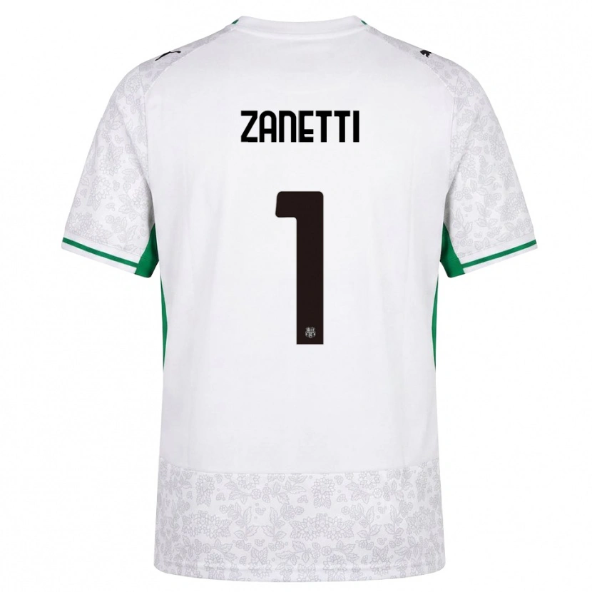 Danxen Herren Ercole Zanetti #1 Weiß Schwarz Grün Auswärtstrikot Trikot 2026/27 T-Shirt Österreich