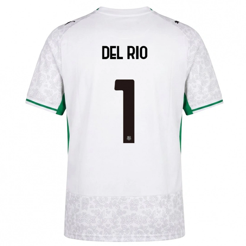 Danxen Herren Davide Del Rio #1 Weiß Schwarz Grün Auswärtstrikot Trikot 2026/27 T-Shirt Österreich