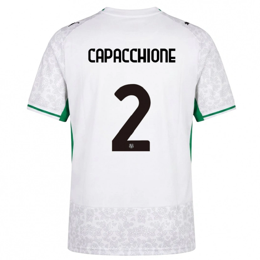 Danxen Herren Cristian Capacchione #2 Weiß Schwarz Grün Auswärtstrikot Trikot 2026/27 T-Shirt Österreich