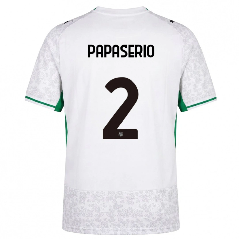 Danxen Herren Gabriele Papaserio #2 Weiß Schwarz Grün Auswärtstrikot Trikot 2026/27 T-Shirt Österreich