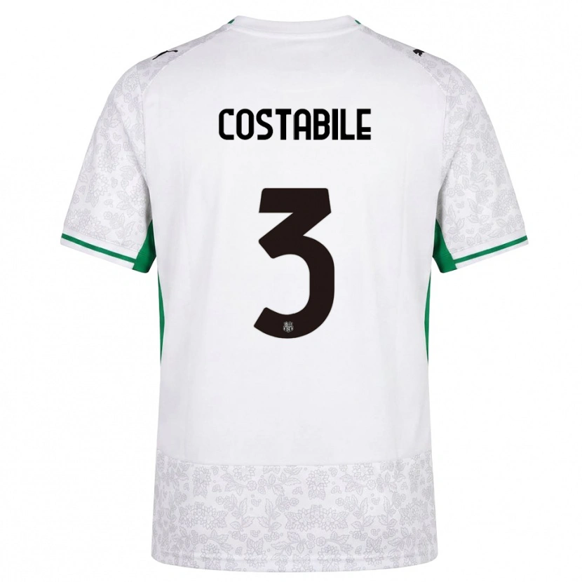 Danxen Herren Cristian Costabile #3 Weiß Schwarz Grün Auswärtstrikot Trikot 2026/27 T-Shirt Österreich